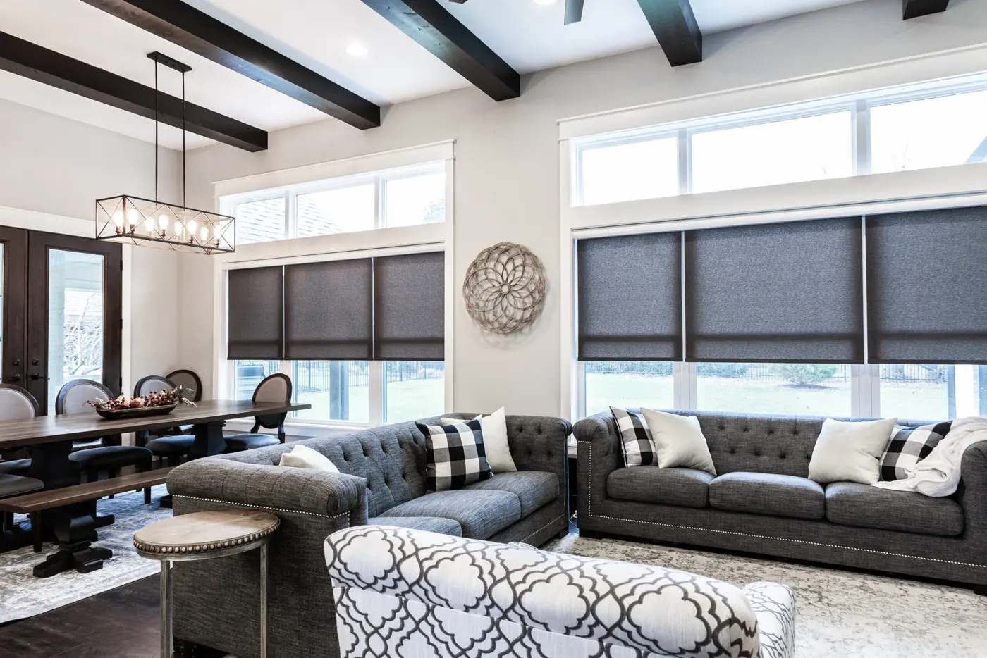 Window treatment by Nora Window Treatments near Meridian Hills, IN
